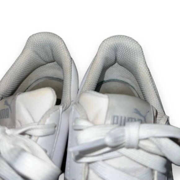 Puma Smash Perforated White/Silver 366238-01 Women's 9 - Picture 10 of 10